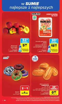 Carrefour - gazetka promocyjna Gazetka Carrefour od poniedziałku od poniedziałku 13.07 do soboty 18.07 - strona 4