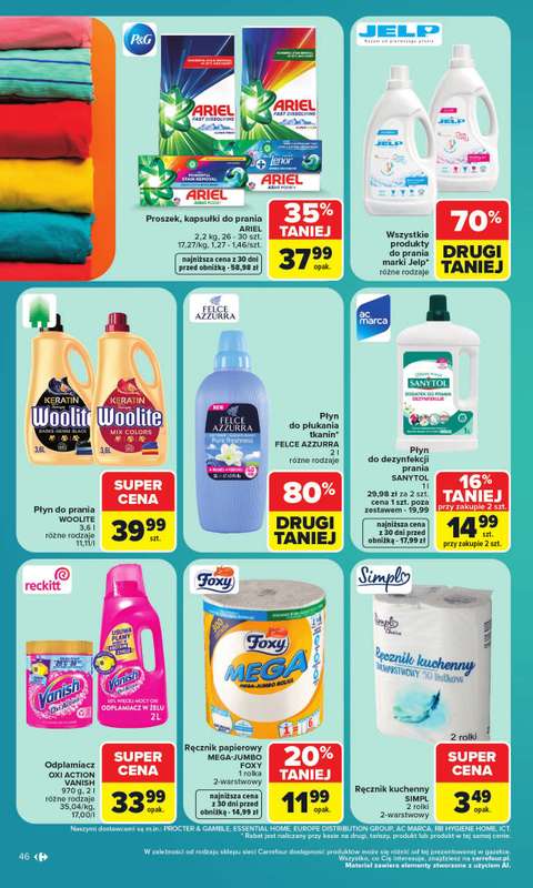 Carrefour - gazetka promocyjna Gazetka Carrefour od poniedziałku od poniedziałku 13.07 do soboty 18.07 - strona 48