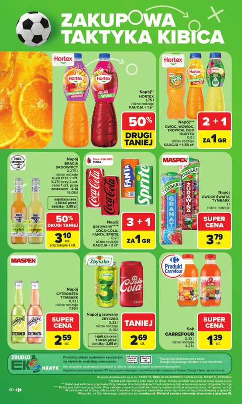 Carrefour - gazetka promocyjna Gazetka Carrefour od poniedziałku od poniedziałku 13.07 do soboty 18.07 - strona 42