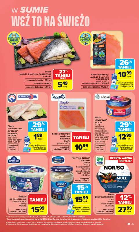Carrefour - gazetka promocyjna Gazetka Carrefour od poniedziałku od poniedziałku 13.07 do soboty 18.07 - strona 25