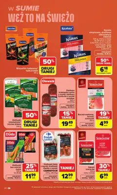 Carrefour - gazetka promocyjna Gazetka Carrefour od poniedziałku od poniedziałku 13.07 do soboty 18.07 - strona 26