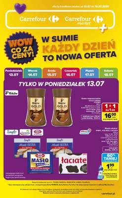 Carrefour - gazetka promocyjna Gazetka Wow co za ceny od poniedziałku 13.07 do soboty 18.07