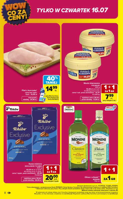 Carrefour - gazetka promocyjna Gazetka Wow co za ceny od poniedziałku 13.07 do soboty 18.07 - strona 8