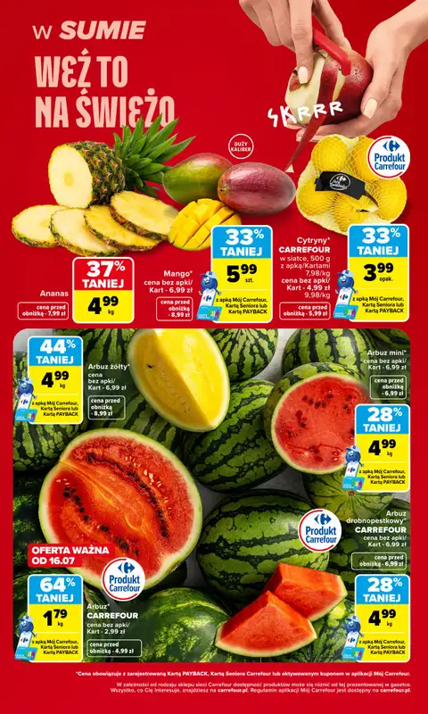 Carrefour - gazetka promocyjna Gazetka Weź to na świeżo od poniedziałku 13.07 do soboty 18.07 - strona 2