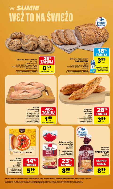Carrefour - gazetka promocyjna Gazetka Weź to na świeżo  do soboty 18.07 - strona 5