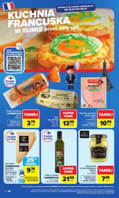 Carrefour - gazetka promocyjna Gazetka Kuchnia Francuska od poniedziałku 13.07 do soboty 25.07 - strona 2