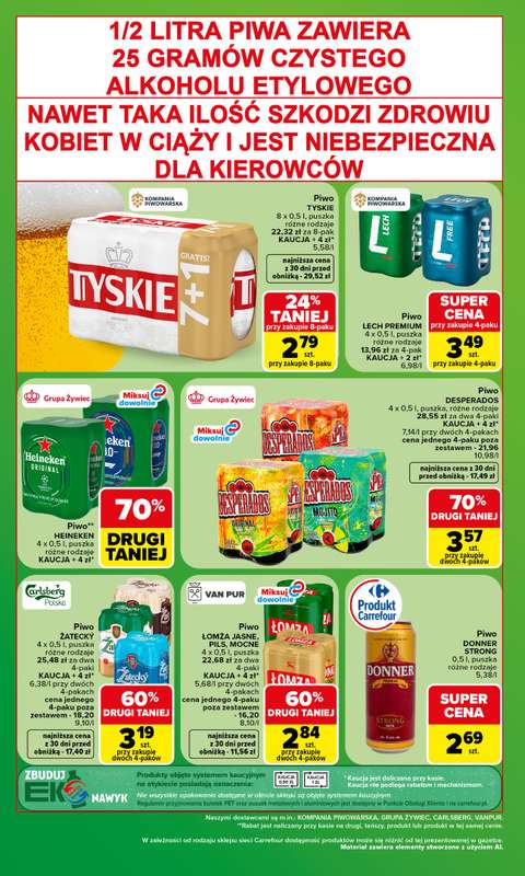 Carrefour - gazetka promocyjna Gazetka Zakupowa taktyka kibica od poniedziałku 13.07 do soboty 18.07 - strona 4