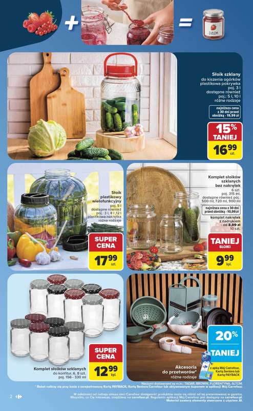 Carrefour - gazetka promocyjna Gazetka w sumie same okazje od poniedziałku 13.07 do soboty 25.07 - strona 2