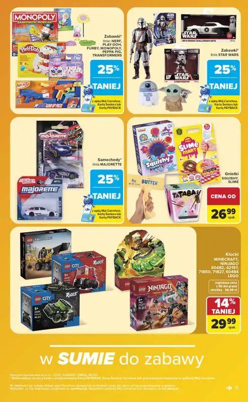 Carrefour - gazetka promocyjna Gazetka w sumie same okazje od poniedziałku 13.07 do soboty 25.07 - strona 15
