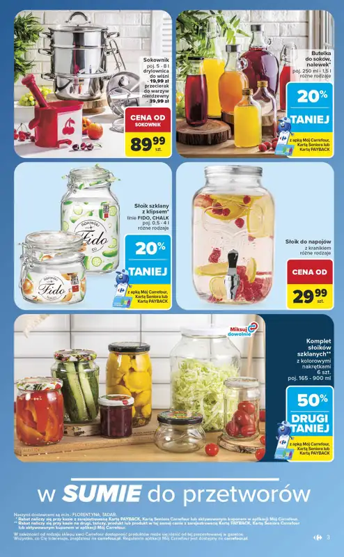 Carrefour - gazetka promocyjna Gazetka w sumie same okazje od poniedziałku 13.07 do soboty 25.07 - strona 3