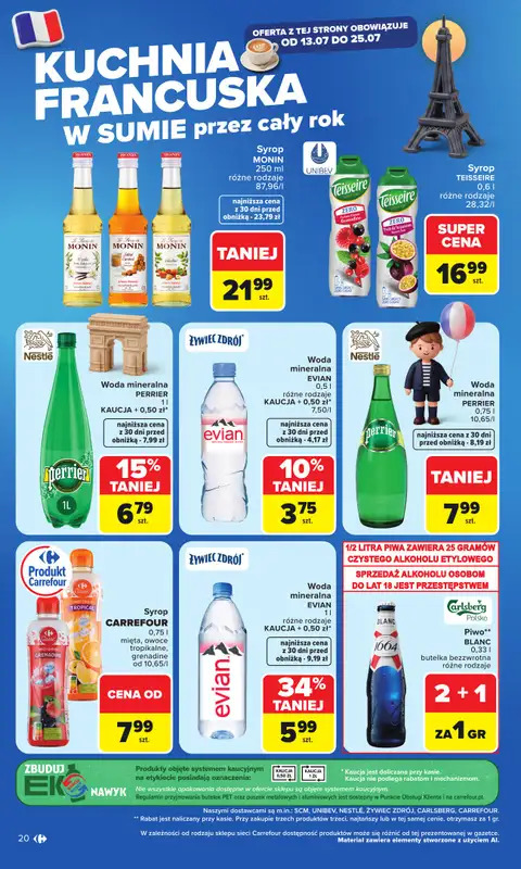 Carrefour Market - gazetka promocyjna Gazetka Carrefour Market od poniedziałku od poniedziałku 13.07 do soboty 18.07 - strona 22