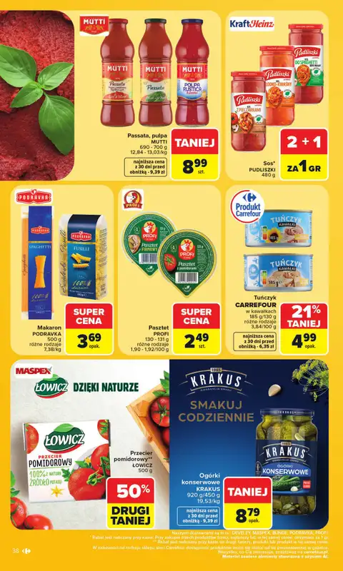 Carrefour Market - gazetka promocyjna Gazetka Carrefour Market od poniedziałku od poniedziałku 13.07 do soboty 18.07 - strona 40