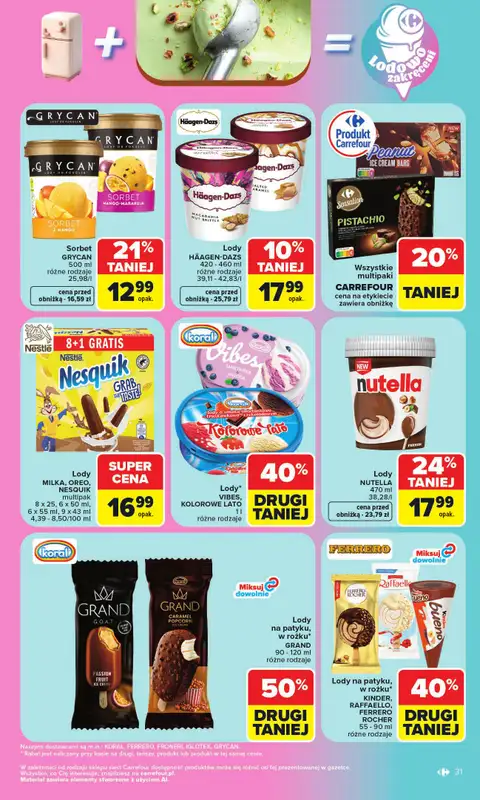 Carrefour Market - gazetka promocyjna Gazetka Carrefour Market od poniedziałku od poniedziałku 13.07 do soboty 18.07 - strona 33