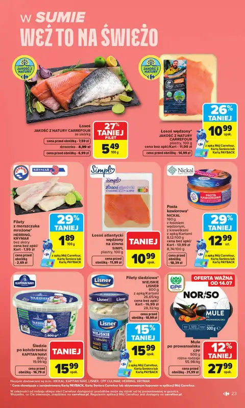 Carrefour Market - gazetka promocyjna Gazetka Carrefour Market od poniedziałku od poniedziałku 13.07 do soboty 18.07 - strona 25