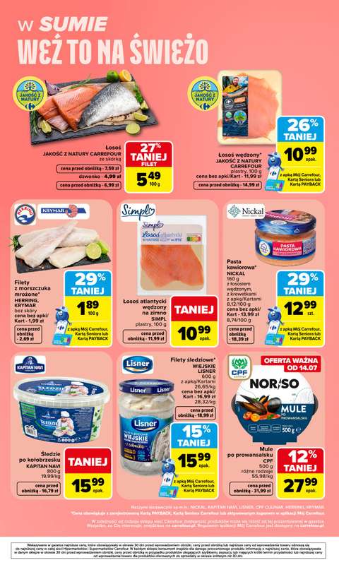Carrefour Market - gazetka promocyjna Gazetka Weź to na świeżo od poniedziałku 13.07 do soboty 18.07 - strona 8