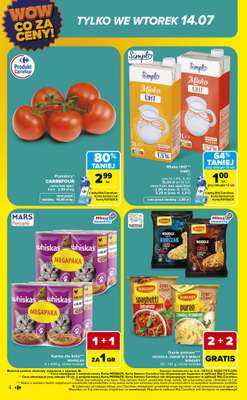 Carrefour Market - gazetka promocyjna Gazetka Wow co za ceny od poniedziałku 13.07 do soboty 18.07 - strona 4