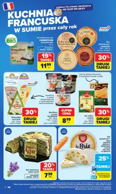 Carrefour Market - gazetka promocyjna Gazetka Kuchnia Francuska od poniedziałku 13.07 do soboty 25.07 - strona 4
