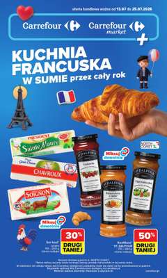 Carrefour Market - gazetka promocyjna Gazetka Kuchnia Francuska od poniedziałku 13.07 do soboty 25.07