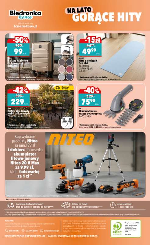 Biedronka Home - gazetka promocyjna Najlepsze oferty od soboty 11.07 do środy 30.09 - strona 6