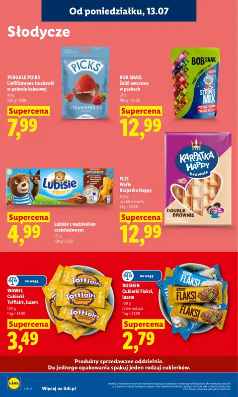 Lidl - gazetka promocyjna Oferta od poniedziałku od poniedziałku 13.07 do środy 15.07 - strona 84