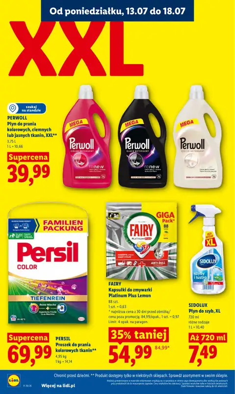 Lidl - gazetka promocyjna Oferta od poniedziałku od poniedziałku 13.07 do środy 15.07 - strona 64