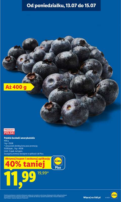 Lidl - gazetka promocyjna Oferta od poniedziałku od poniedziałku 13.07 do środy 15.07 - strona 11