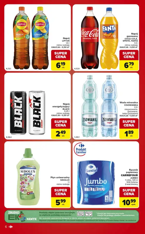 Carrefour Market - gazetka promocyjna Gazetka Ekspresowe zakupy od wtorku 14.07 do poniedziałku 20.07 - strona 6