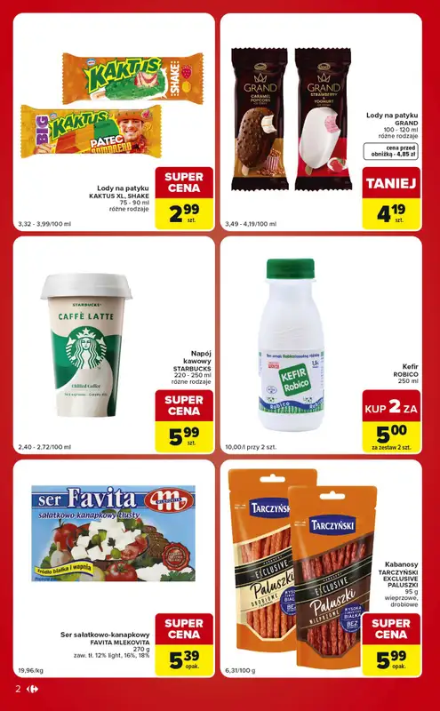 Carrefour Market - gazetka promocyjna Gazetka Ekspresowe zakupy od wtorku 14.07 do poniedziałku 20.07 - strona 2
