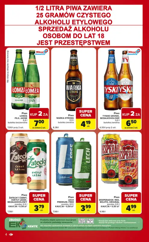 Carrefour Market - gazetka promocyjna Gazetka Ekspresowe zakupy od wtorku 14.07 do poniedziałku 20.07 - strona 4