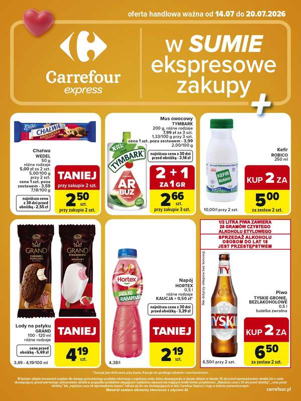 Carrefour Express - gazetka promocyjna Gazetka Express od wtorku 14.07 do poniedziałku 20.07 - strona 2