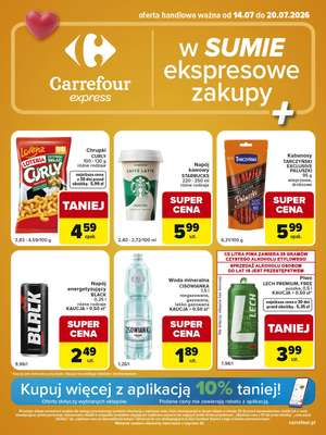 Carrefour Express - gazetka promocyjna Gazetka Express od wtorku 14.07 do poniedziałku 20.07