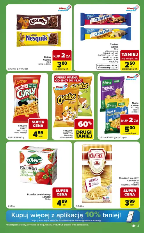Carrefour Express - gazetka promocyjna Gazetka Express od wtorku 14.07 do poniedziałku 20.07 - strona 3