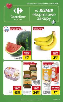 Carrefour Express - gazetka promocyjna Gazetka Express od wtorku 14.07 do poniedziałku 20.07