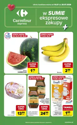 Carrefour Express - gazetka promocyjna Gazetka Express od wtorku 14.07 do poniedziałku 20.07