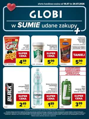 Globi - gazetka promocyjna Gazetka Globi od wtorku 14.07 do poniedziałku 20.07