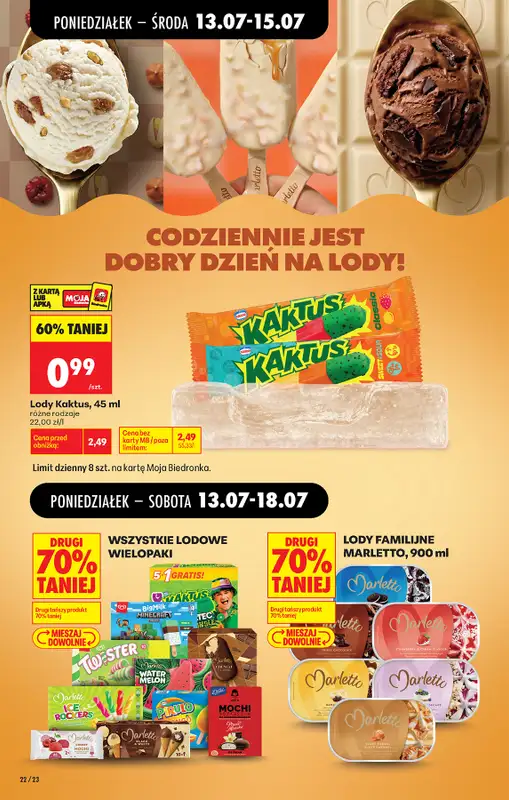 Biedronka - gazetka promocyjna Od poniedziałku od poniedziałku 13.07 do soboty 18.07 - strona 24