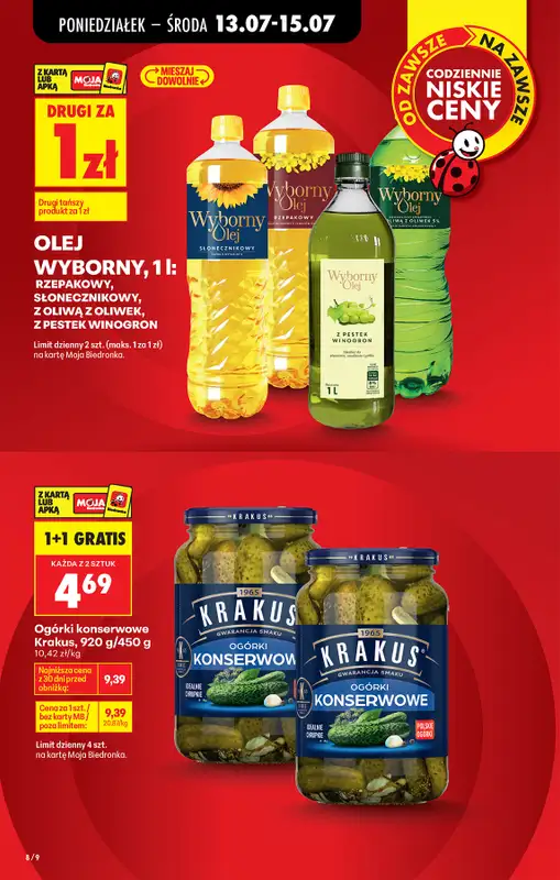 Biedronka - gazetka promocyjna Od poniedziałku od poniedziałku 13.07 do soboty 18.07 - strona 8