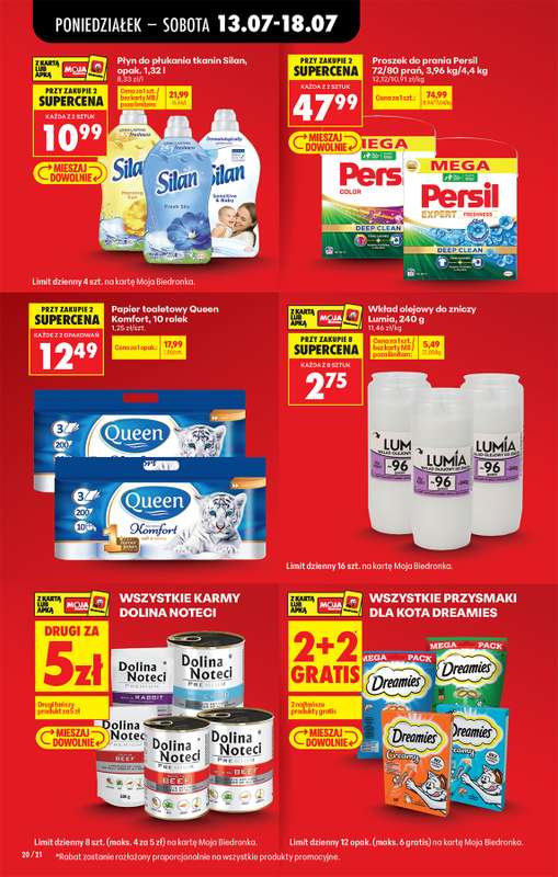 Biedronka - gazetka promocyjna Od poniedziałku od poniedziałku 13.07 do soboty 18.07 - strona 22
