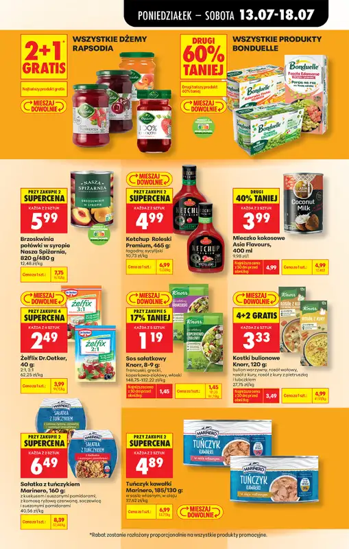 Biedronka - gazetka promocyjna Od poniedziałku od poniedziałku 13.07 do soboty 18.07 - strona 61