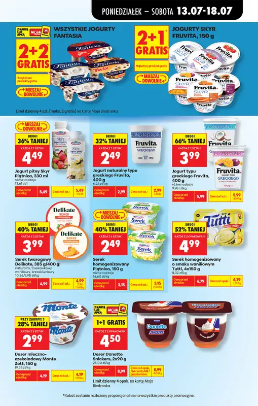 Biedronka - gazetka promocyjna Od poniedziałku od poniedziałku 13.07 do soboty 18.07 - strona 47