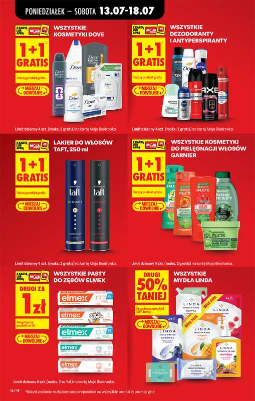 Biedronka - gazetka promocyjna Od poniedziałku od poniedziałku 13.07 do soboty 18.07 - strona 18