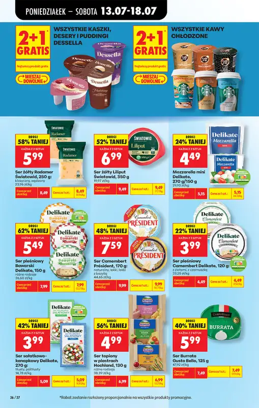 Biedronka - gazetka promocyjna Od poniedziałku, Z ladą tradycyjną od poniedziałku 13.07 do soboty 18.07 - strona 46