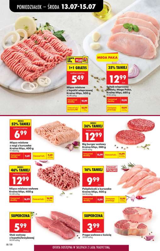 Biedronka - gazetka promocyjna Od poniedziałku, Z ladą tradycyjną od poniedziałku 13.07 do soboty 18.07 - strona 40