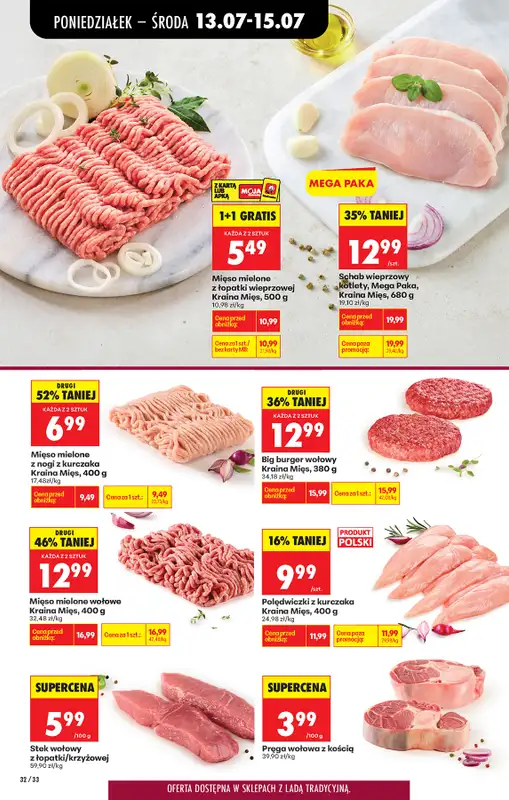Biedronka - gazetka promocyjna Od poniedziałku, Z ladą tradycyjną od poniedziałku 13.07 do soboty 18.07 - strona 40