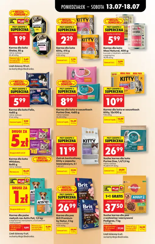 Biedronka - gazetka promocyjna Od poniedziałku, Z ladą tradycyjną od poniedziałku 13.07 do soboty 18.07 - strona 81