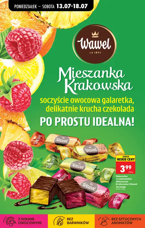 Biedronka - gazetka promocyjna Od poniedziałku, Z ladą tradycyjną od poniedziałku 13.07 do soboty 18.07 - strona 62