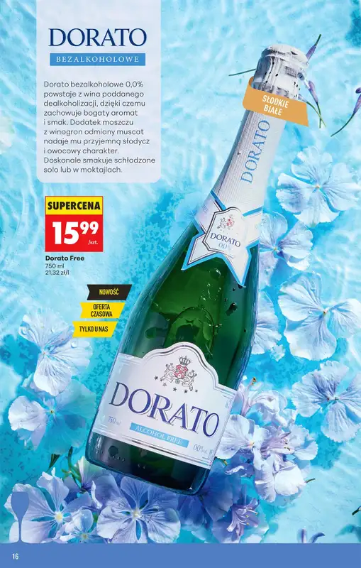 Biedronka - gazetka promocyjna Czas na Toast! od poniedziałku 13.07 do soboty 25.07 - strona 16