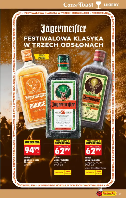 Biedronka - gazetka promocyjna Czas na Toast! od poniedziałku 13.07 do soboty 25.07 - strona 31