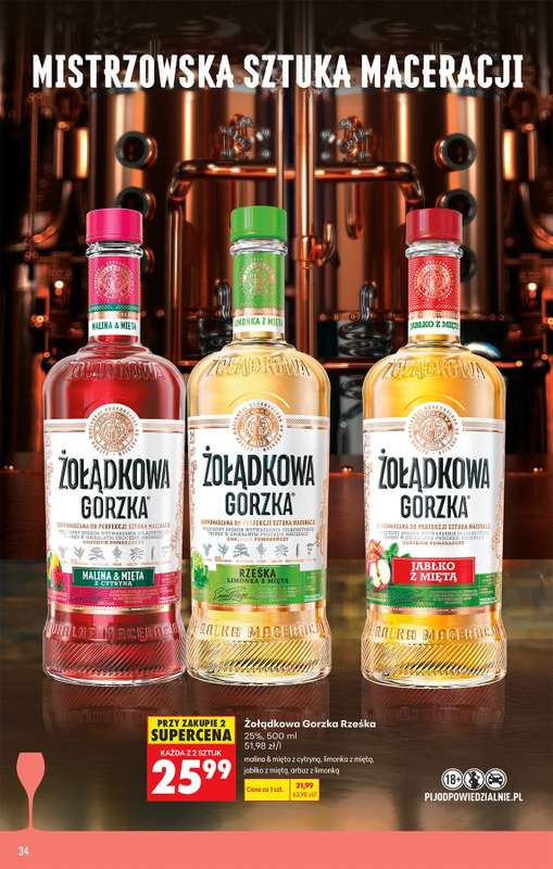 Biedronka - gazetka promocyjna Czas na Toast! od poniedziałku 13.07 do soboty 25.07 - strona 34