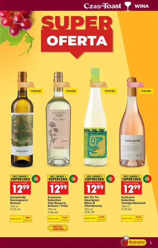 Biedronka - gazetka promocyjna Czas na Toast!   - strona 3